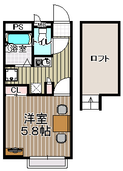【間取り】 | レオパレスPatata