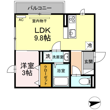 ハイアークＤの間取り