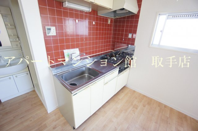 ハイツウィステリアＢのキッチン