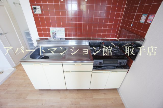 ハイツウィステリアＢのキッチン