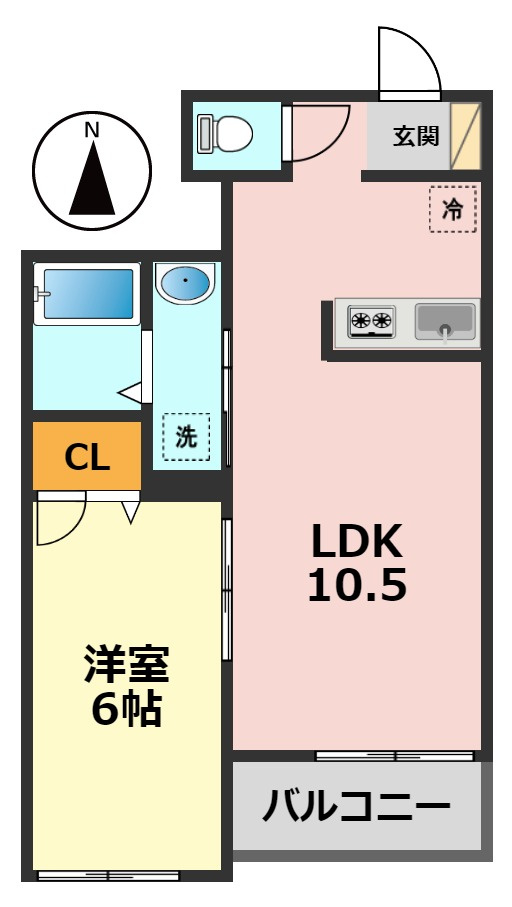 ステラート中央の間取り