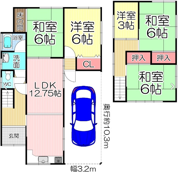 【間取り】 | S20685-明徳