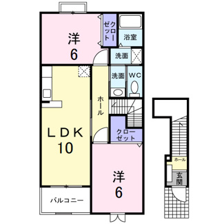 【間取り】 | ウエストスクエアＢ棟