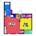 【間取り】 | パームヴィラ笹原Ⅰの間取り