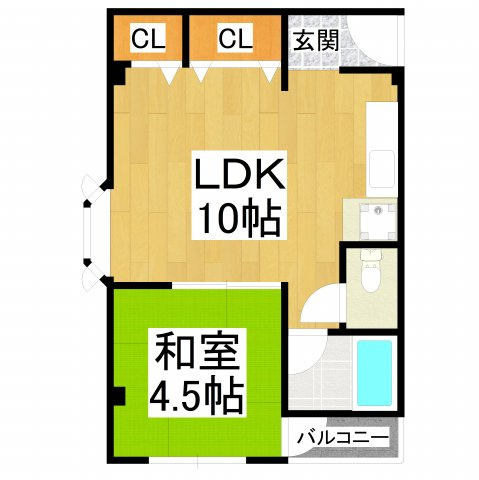 【間取り】 | ラフィーネ2号館