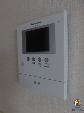 D-room杉町のセキュリティ|TVモニター付きインターホンです