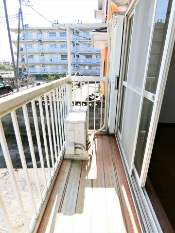 ハニーハイツのバルコニー