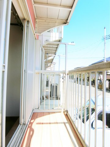 ハニーハイツのバルコニー