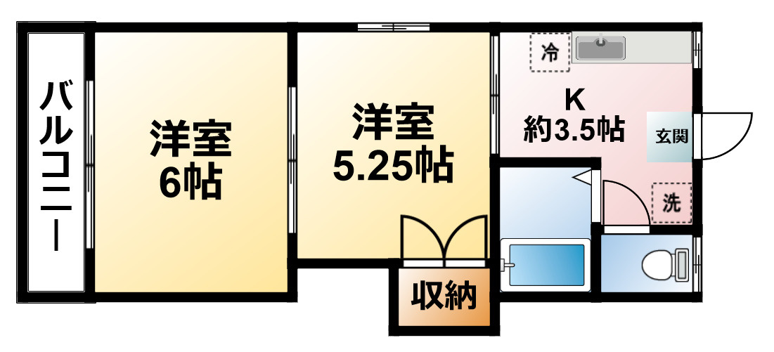 ハニーハイツの間取り