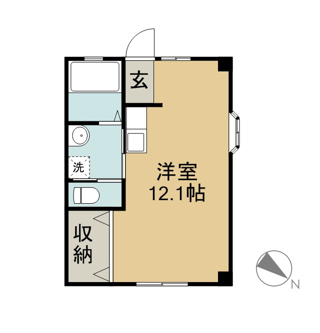 花井ビルの間取り