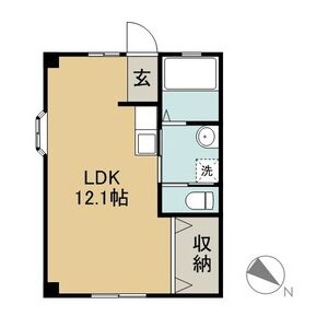 花井ビルの間取り