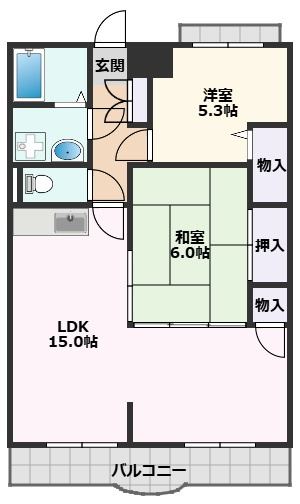 【間取り】 | レジデンス五月ヶ丘