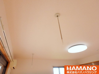 【設備】 | H・Iハウス | 室内物干し付き