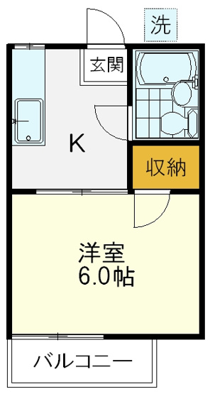 【間取り】 | コーポ樹々