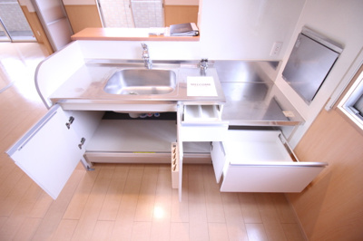【キッチン】 | アピテ高安 | キッチン下収納
