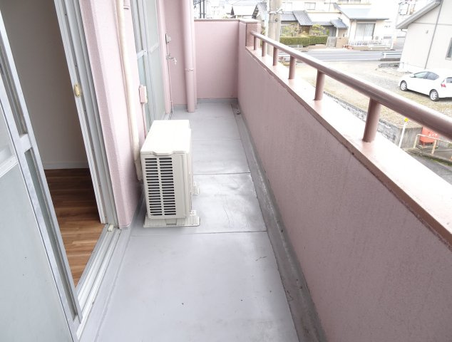 ハイツむすぶのバルコニー