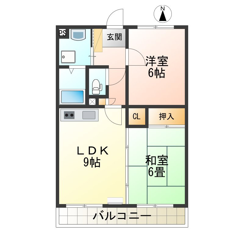 サンクレールの間取り