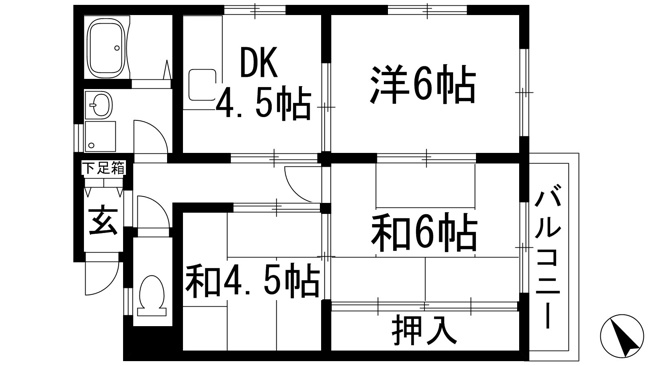 【間取り】 | 村上マンション