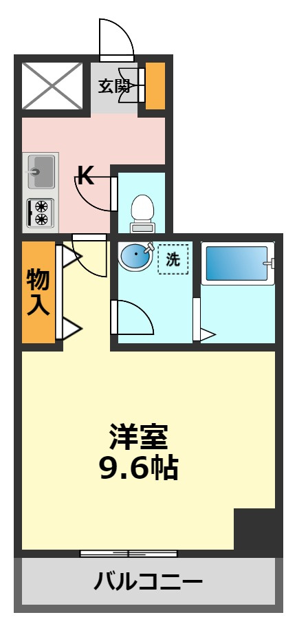 エレンシアK小岩の間取り