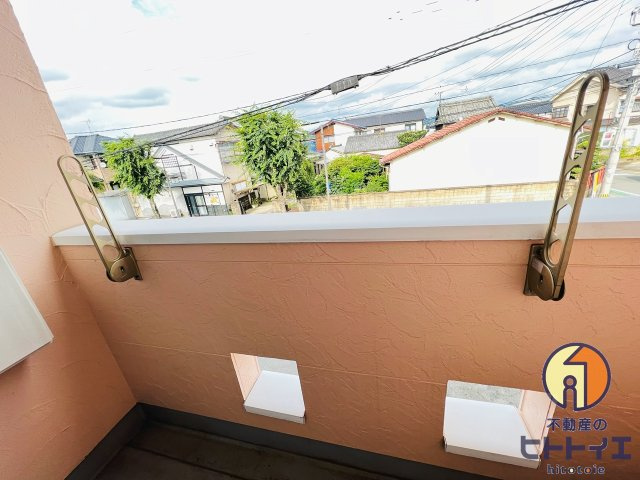 グランデ八女のバルコニー|お洗濯にも便利なバルコニー付きです