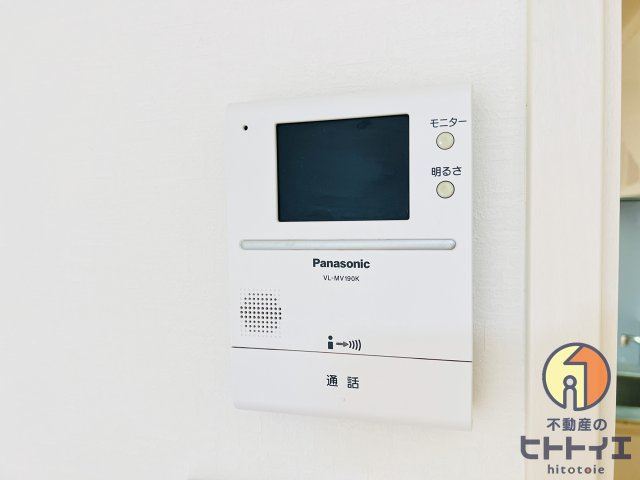 グランデ八女のセキュリティ|モニター付きインターホンです