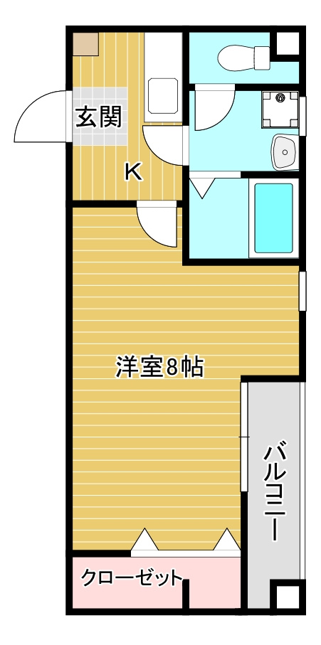 グランデ八女の間取り