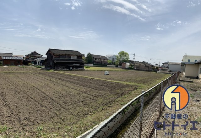 「売地」八女市本村の外観