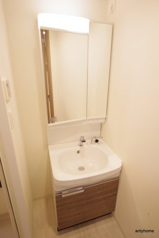 プレサンス心斎橋ソレイユ　仲介手数料無料の洗面所