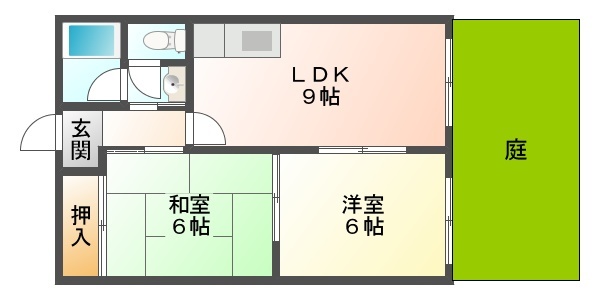 サンフローレ千代が丘の間取り