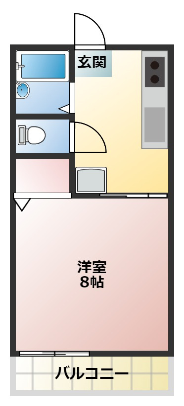 フォーブル祇園の間取り