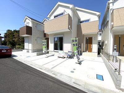 【外観】 | 現地見学会　さいたま市緑区三室　新築開発現場分譲地全7棟 | 外観もきれいです