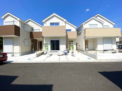 【外観】 | 現地見学会　さいたま市緑区三室　新築開発現場分譲地全7棟 | 外観です