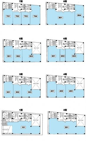 浜松市中央区元城町の事務所の間取り