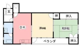 【間取り】 | 山中ハイツ