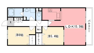 【間取り】 | 甲子園三番町ハイツ