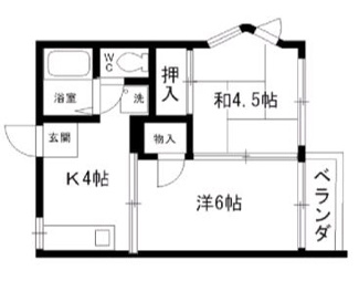 【間取り】 | コーポ浦風