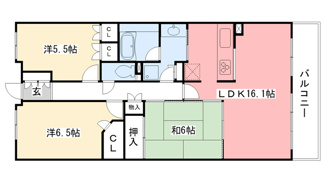 【間取り】 | 甲子園六石町ハイツ