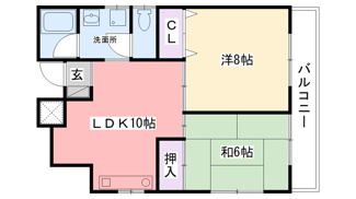 【間取り】 | ローテローゼ久寿川
