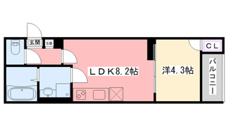 【間取り】 | ciel甲子園（シエルコウシエン）