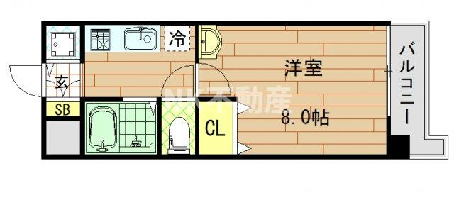 【間取り】 | ブルーメンハウス（高井田賃貸） | 間取りです