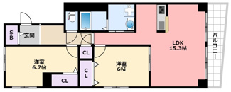 【間取り】 | グランノーブル西宮