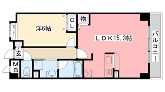 【間取り】 | MINT甲子園三番町