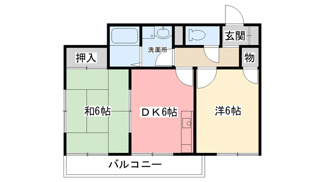 【間取り】 | ハピネス浦風Ⅱ