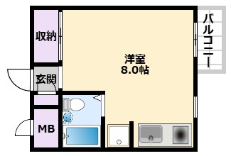 【間取り】 | ルベラージュ甲子園