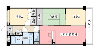 【間取り】 | 友民マンション