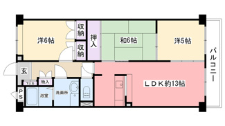 【間取り】 | 友民マンション