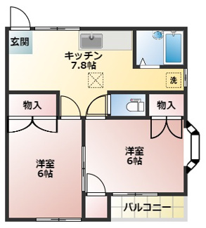 【間取り】 | メイプルタウン１