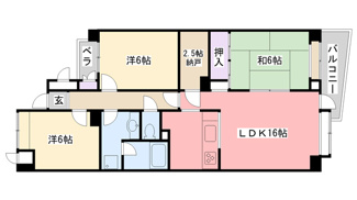 【間取り】 | ドルチェ甲子園