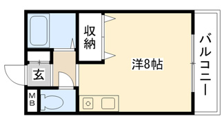 【間取り】 | フジハイツ南甲子園