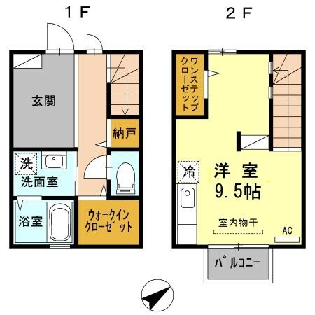 エスペランサA棟の間取り